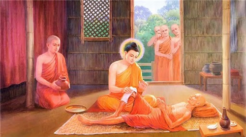 Thân của Phật cũng già